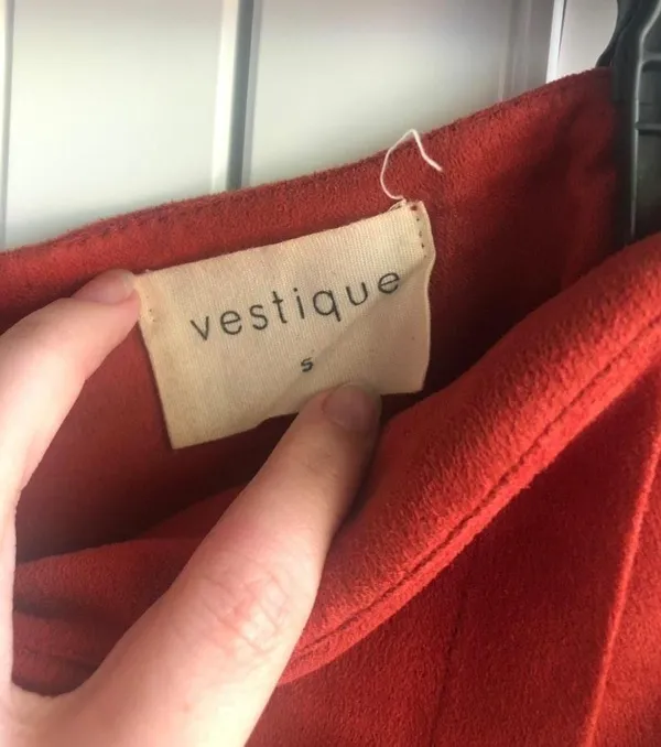 Vestique Rust Enveloped Skort - Image 3
