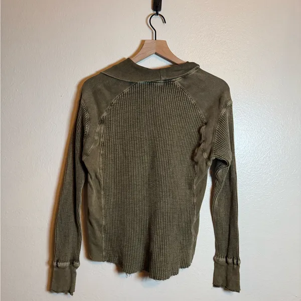 Free People Ashton Zip Thermal Pullover‎ - Image 4