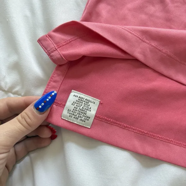 Peter Millar Pullover T Shirt Long Sleeve Womens Medium Pink Activewear Golf - Image 6