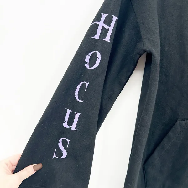 Her Universe Disney Womens Hocus Pocus Daughters of Darkness Goth Hoodie‎ Size M - Image 7