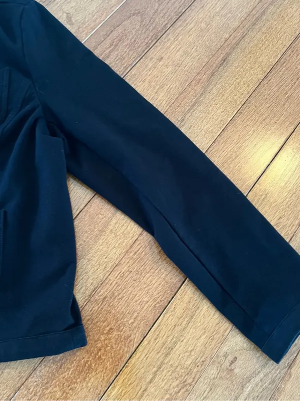 Tommy Hilfiger Black Military Jacket with Gold-Tone Buttons - Image 3