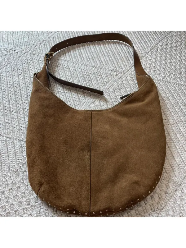 Madewell Essential Curve Shoulder Bag in Aged Cognac - Image 6
