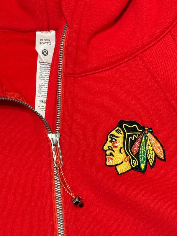 Lululemon Scuba Half-Zip Hoodie Chicago Blackhawks XL/XXL - Image 2