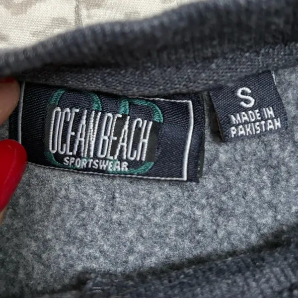 City by the Bay San Francisco‎ Ocean Beach Sweatshirt Size Small EUC - Image 4
