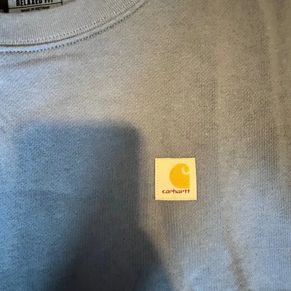 Carhartt Womens Tencel‎ Fiber Series Relaxed Fit Sweatshirt Blue TS6179-W Medium - Image 2