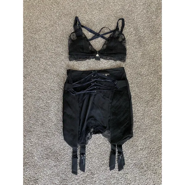 For Love & Lemons Skivvies Laurel Bralette- Small - Image 10