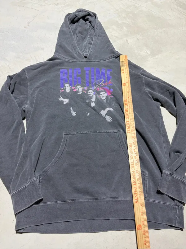 Big Time Rush forever tour 2022 Graphic Hoodie gray large - Image 5