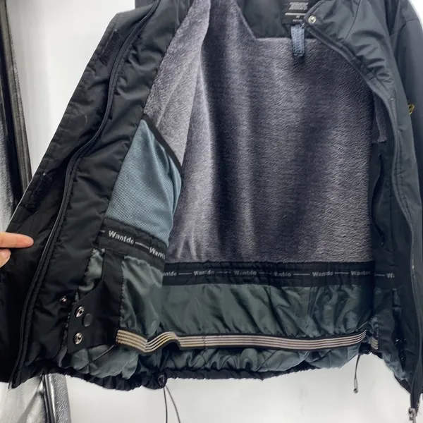 Wantdo black fleece lined ski jacket snowboard water wind resistant size XXL - Image 3