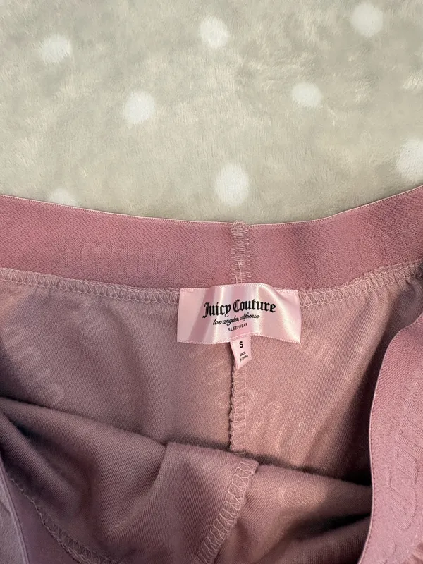 Juicy Couture Pajama Shorts Pink - Image 2