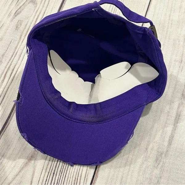 Mom’s‎ Bling Baseball Ball Cap Purple Patriotic Little League Adjustable - Image 5