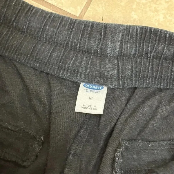 Old navy Women black Casual Elastic Waist‎ Shorts size M - Image 5