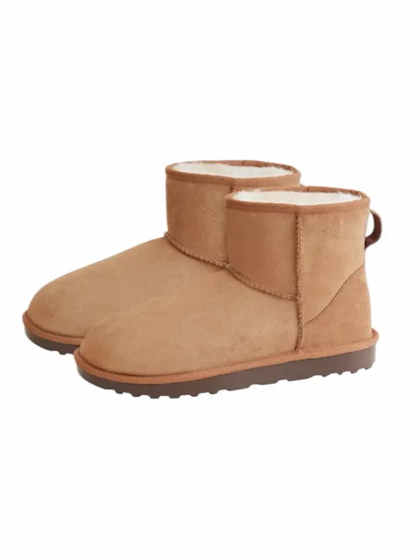 NEW Kirkland Signature Women’s Shearling Chestnut Tan Winter Short Boots Size 11 - Image 13