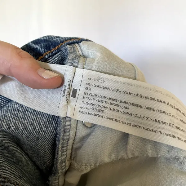 Abercrombie‎ & Fitch medium wash the baggy low rise women's size 25 curve love - Image 9