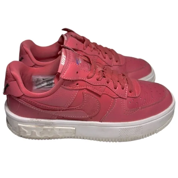 Nike Women’s 6 Air Force 1 Rose Archaeo PINK Fontanka REACT Sneakers DA7024 601 - Image 7
