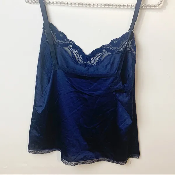 Undercover Wear Size‎ Medium Vintage Blue Lingerie Tank Top - Image 5