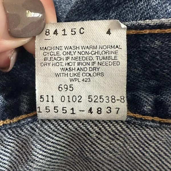 Vintage Levis 550 Jeans Womens 12Long Relaxed‎ Fit Tapered Leg Medium Wash Y2K - Image 7