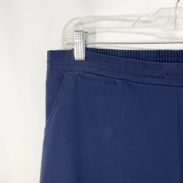 FIGS Large Scrub Pants Navy Blue Elastic Waist Cargo Pocket Medical Uniform 1426 - Image 7