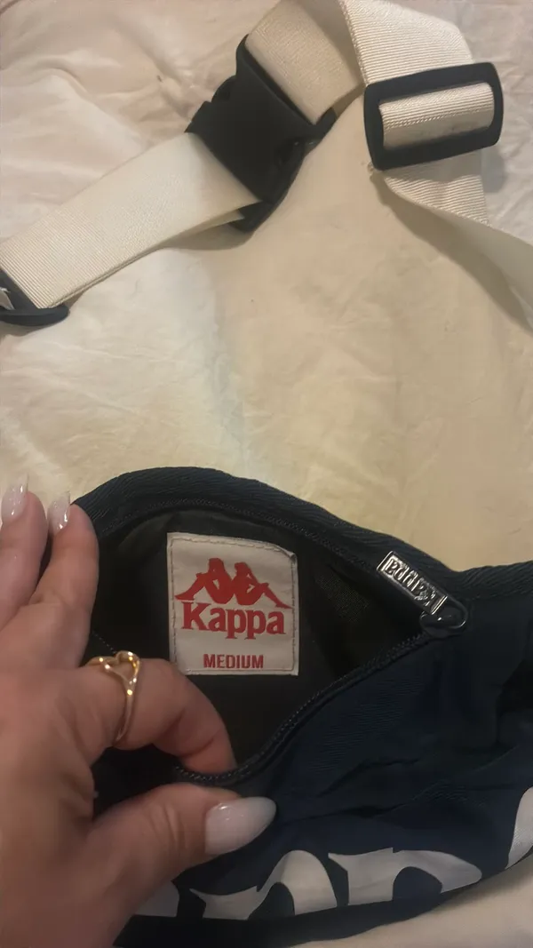 Cross body Kappa bag blue white  - Image 2