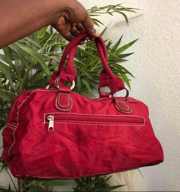 Gothic Grunge Baddie Streetwear Y2K 2000s Shoulder Hand Bag Purse Cargo Pockets Grommets & Buckles #bondage #biker #cyber #punk #gorpcore vixen Measurement in pics - Image 2