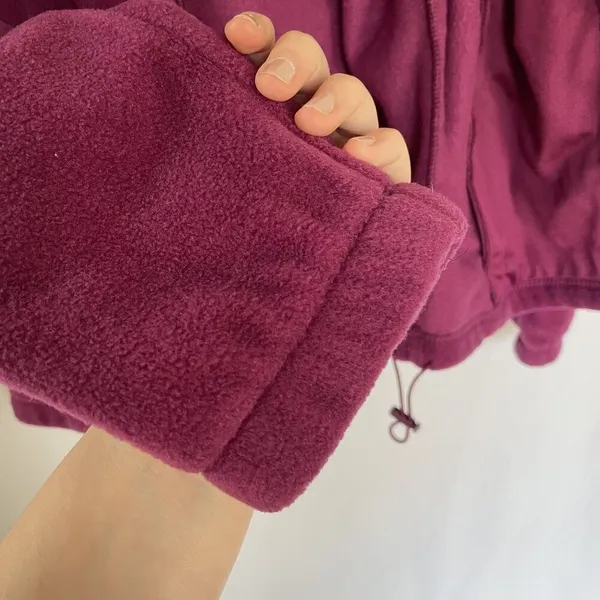 Columbia Womens Fleece Jacket M Full Zip‎ Magenta Warm casual purple pink - Image 6