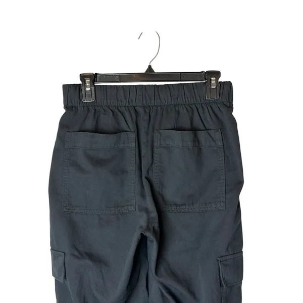 Gap Cargo Pants Women Small Black Elastic Waist Broken Twill Utility Streetwear - Image 5