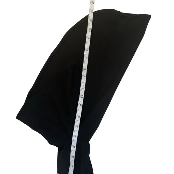 La Femme Black Floral Appliqué Cropped Bell Sleeve Cold Shoulder‎ Top Size 00 - Image 12