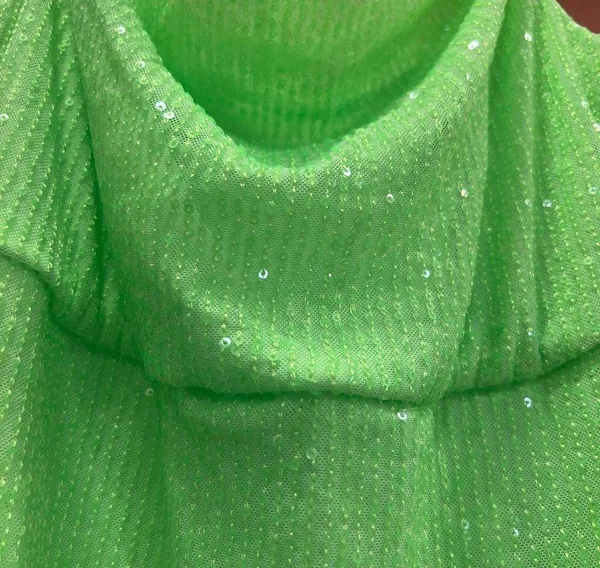 Women's Sequin Neon Green Bodycon Dress Wild fable- Small NWT - Image 5
