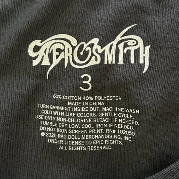 Torrid Aerosmith Oversized Fit Crew Cotton Tee - Image 4