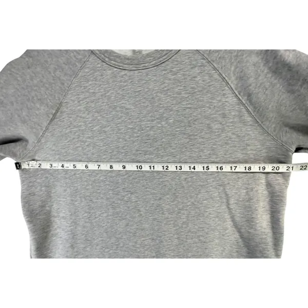 Athleta Round Trip Sweatshirt Dress Womens M Gray French Terry Sporty Athleisure - Image 6