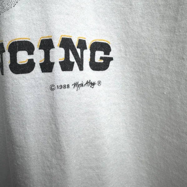 Fruit of the Loom Vintage 1988 I Love Square Dancing T Shirt‎ Single Stitch 80s Graphic Women's L - Image 4