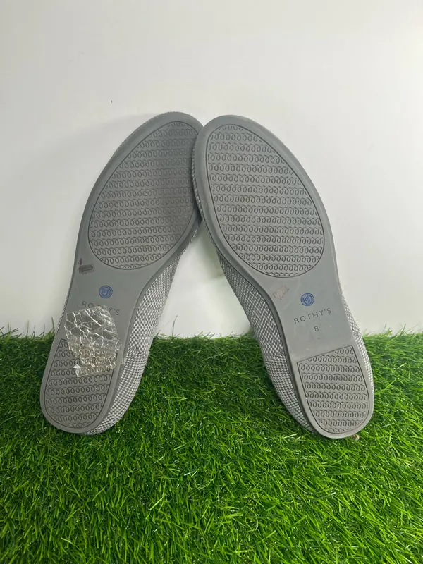 Rothy’s The Flat Women’s Size 8 Gray Knit Ballet Flats Washable Comfortable Shoes - Image 6
