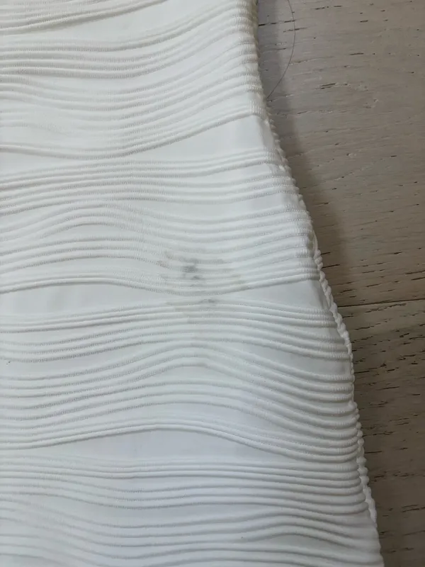 White Mini Lulus Dress - Image 4