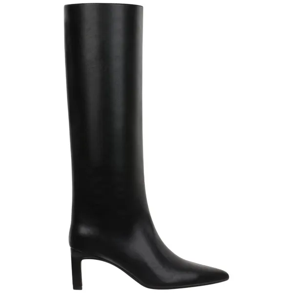 NWT On 34th Rachelle Stovepipe Boots Womens 10019723900 Black Smooth 5.5M - Image 2