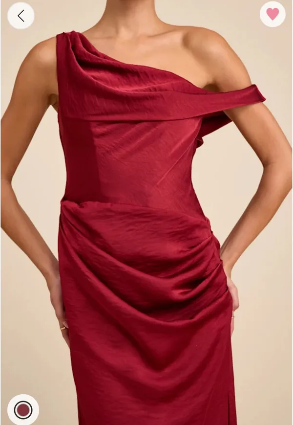 Lulus Satin Maxi Dress - Image 2