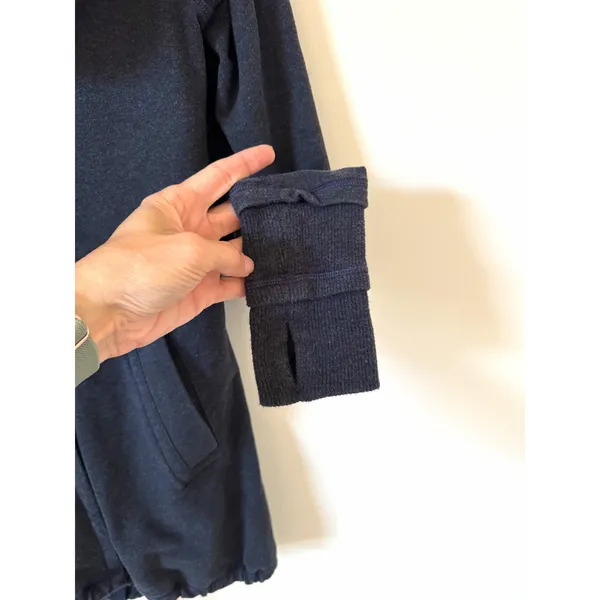 Lululemon Heavyweight Cinch Pocket Jacket Sweater Navy Blue Size 4 - Image 5