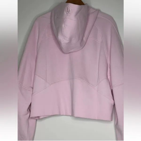 Lululemon Meadowsweet Pink Scuba Oversized Half Zip Hoodie Jacket XL/XXL New - Image 5