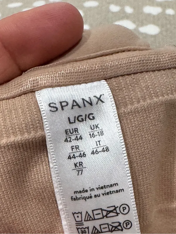 Spanx Bra-llelujah Nursing Bra breastfeeding wireless Racerback Cafe AuLait Nude - Image 3