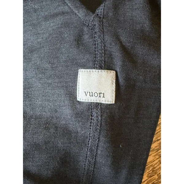 Vuori Womens Performance Henley Jumper Black VW478 Long Sleeve Jumpsuit‎ L - Image 4
