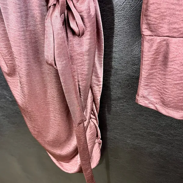 Luana Brown‎ Jersey Ruched Dress Size XS - Image 6