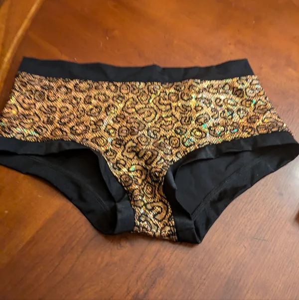 Artista Active Brown Hot Pants, Pole Shorts, Size XL - Image 2