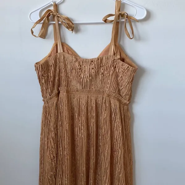 Jonathan Simkhai Bonnie Silk Lace Midi Dress Size: 8 - Image 11