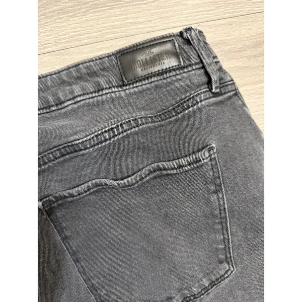 Hollister Ultra High-Rise Dad Jean‎ Washed Black Seam Detail Size 17R 36x28 - Image 11