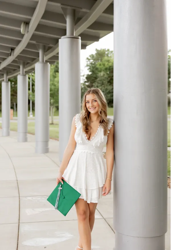 White Mini Dress - Image 2