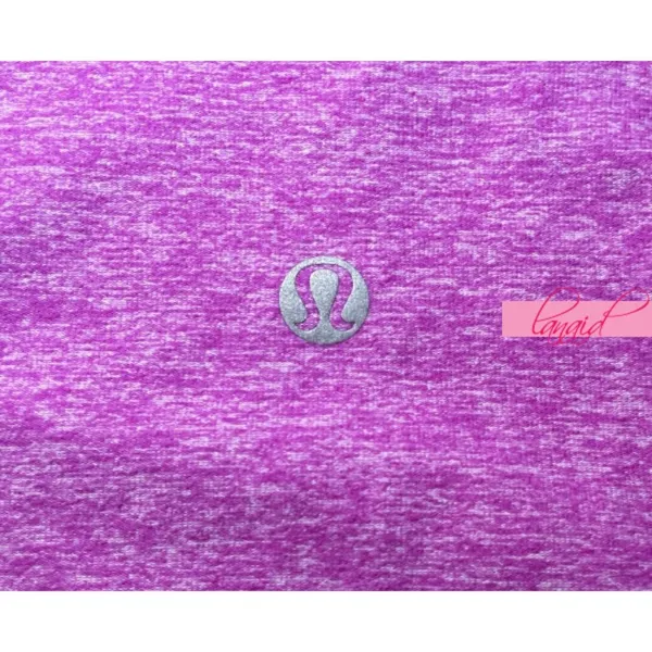 Think Fast Long Sleeve Heathered Ultra Violet Pink Purple Ruched Top 8 - Image 13