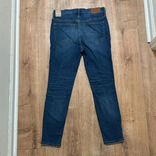 MADEWELL | NWT 9" Delmar Wash Eco Edition High-Rise‎ Skinny Crop Jeans, 28 - Image 5
