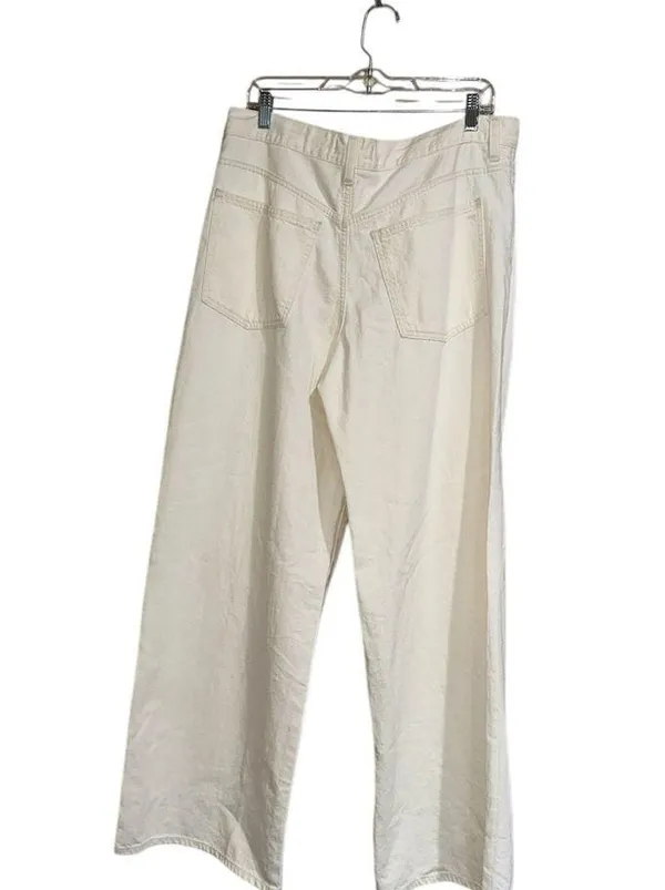 NWT Madewell Drawstring High Waist Superwide Leg Jeans (Vintage Canvas) - Image 11
