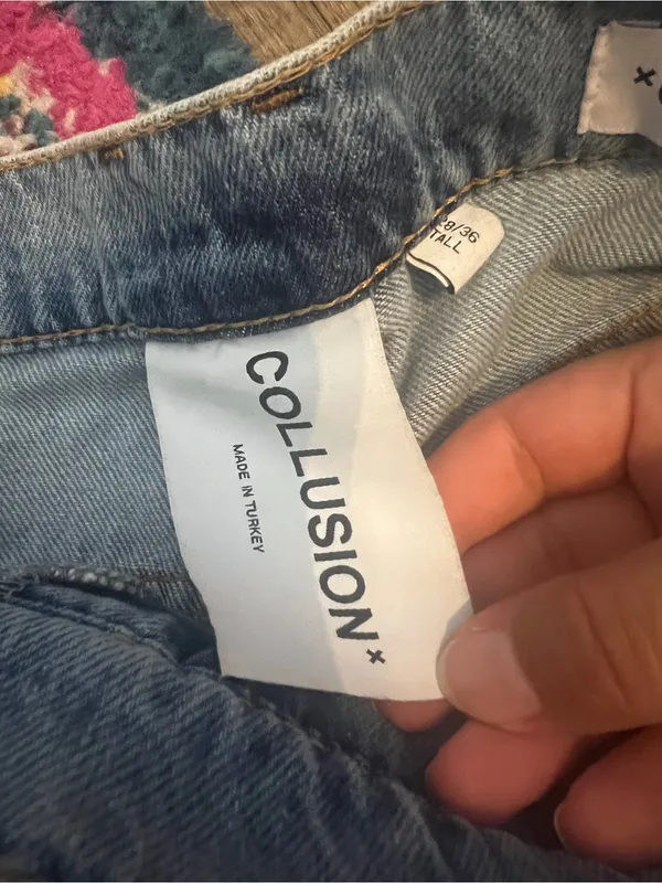 Collusion dad Light Blue Women’s Wide Leg Jeans - Image 8