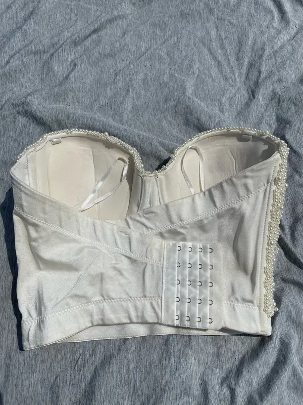 pearly corset top White Size M - Image 2