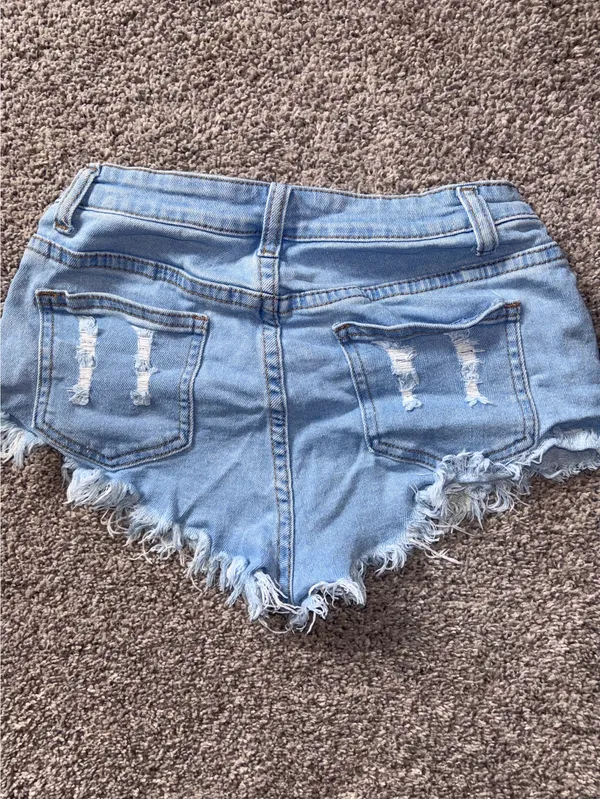 Short Demin Shorts Blue Size 0 - Image 2