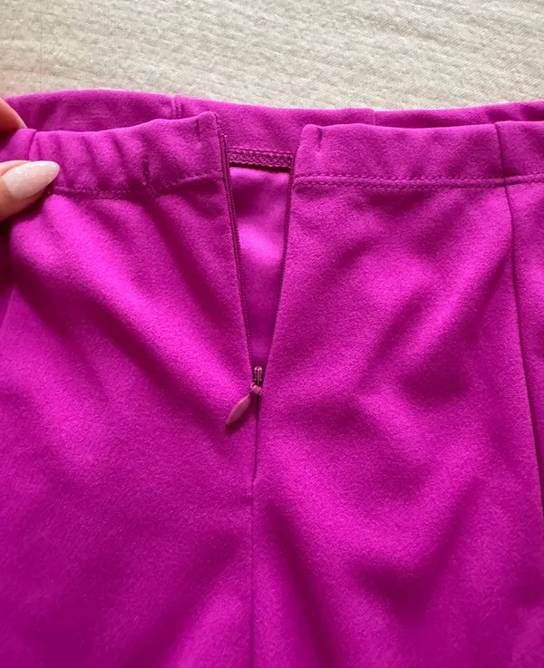 Magenta High Waisted Flare Pants Purple Size XS - Image 3